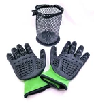 Pet Grooming Gloves Bathing Brush Deshedding Massage, Wet Dry, Dog, Cat, Horse. Fixed Price $12.95.