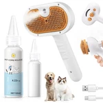 Pet Steam Brush For Dog & Cat 3-in-1 Spray Hair Removal Comb Sh.... Fixed Price $28.39.