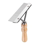 Undercoat Grooming Rake With Anti-slip Wooden Handle, Steel Comb For Medium &.... Fixed Price $22.39.