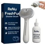 Renu Dog Brush, Freshfur Shower Brush + Bathing Solution, 3 In 1 Sel.... Fixed Price $35.97.