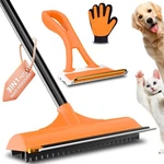 Carpet Rake For Pet Hair Removal - Reusable Dog & Cat Remover Orange. Fixed Price $26.49.