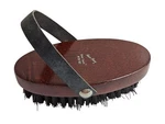 Four Paws Silver Touch #ob 502 Pet Brush Cat Dog Strap To Hold 5" Across Wooden. Fixed Price $5.80.