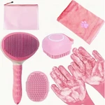 6pcs Dog Grooming Kit-essential Pet Care For Shiny Coat-gloves,shedding Tool..... Fixed Price $20.89.