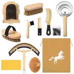 Abbylike 12 Pieces Horse Grooming Kit Racing Festival Tack Room Supplies Hors.... Fixed Price $44.51.