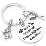 Kivosliviz Dog Groomer Gifts Keychain For Stainless Steel, Steel. Fixed Price $18.66.
