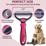 Best Fur Hair Removal, Pat Your Pet Grooming Brush Tool Comb Rake Dogs Cats. Fixed Price $14.99.