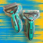 Ruff 'n Ruffus Grooming Tool Kit For Cat Or Dog Deshedding Brush & Nail Clip. Fixed Price $12.98.