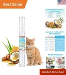 Lick-safe Cat Skin Serum With Applicator Brush - Heals & Moisturizes Feline. Fixed Price $13.99.