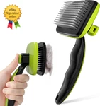 Self Cleaning Slicker Brush For Dogs Cats Lightweight Dog Shedding Mas. Fixed Price $13.39.