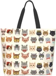 Funny Cat Tote Bag For Women,cute Purse Gifts Lovers,kitty Print Shoulde. Fixed Price $21.30.