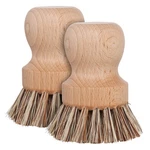 Redecker Natural Fiber Bristle Pot Brush - Untreated Beechwood Handle Heat-.... Fixed Price $32.93.