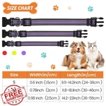 Weewooday 3-pack Reflective Dog Collars Nylon Adjustable Medium Size. Fixed Price $20.00.