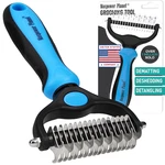 Maxpower Planet Double-sided Undercoat Rake 9/17-tooth Grooming Brush Dog & Cat. Fixed Price $30.19.