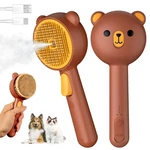 Pecait Cat Steam Brush, Self Cleaning Pet Spray Hair Removal Comb With Releas.... Fixed Price $18.18.