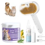 Vvwvvw Pet Steam Brush For Dog Cat 3-in-1 Spray Hair Removal Comb .... Fixed Price $34.02.