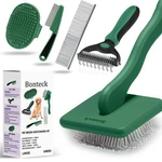 Bonteck Dog Slicker Brush For Dogs Grooming Kit 5pcs Large Go.... Fixed Price $77.90.