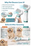 Ipettie Pet Hair Dryer 2 With Slicker Brush, 3 Heat Settings, One-button Hair.... Fixed Price $32.99.