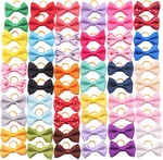 60 Pcs/30 Pairs Puppy Dog Hair Bow Ribbon With Rubber Band Pet Bows. Fixed Price $7.55.