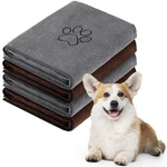 Chumia 4 Pack Dog Towels For Drying Large 16 X 32 Inch, Gray, Coffee. Fixed Price $30.99.
