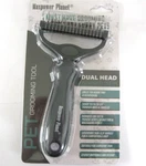 Maxpower Planet Pet Grooming Tool Double Sided Dematting Deshedding Black. Fixed Price $8.00.