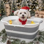 Cygne Dog Bath Tub With Water Drain Plug, Collapsible Bathtub For Washing.... Fixed Price $60.31.