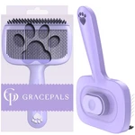 Gracepals Self Cleaning Dog Brush For Shedding - Bristle And Purple. Fixed Price $26.99.