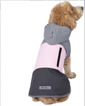 Eddie Bauer Pet Waterproof Dog Windbreaker Medium Pink Gray Hooded Rain Coat. Fixed Price $29.00.
