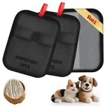 Aiwojiujiu 2 Pcs Pet Hair Removal Glove - Upgraded Electrostatic L, Black. Fixed Price $14.24.