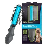 2-in-1 Doodle Grooming Tool For Dogs, 1 Count, Dematting With Comb Mats. Fixed Price $28.57.