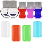 Labota 9 Pcs Lice Combs, Flea Hair Comb Double Sided Fine Multicolor. Fixed Price $11.56.