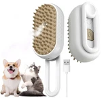 Airdminystion Cat Steam Brush For Shedding - Usb Rechargeable Grooming White. Fixed Price $6.93.