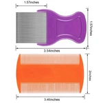 Maitys 8 Pieces Flea Lice Combs 3.5 X 2 Inch, 3.54 1.57 Classic. Fixed Price $9.89.