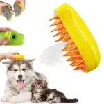 3 In 1 Dog Cat Steam Brush Pet Electric Spray Massage Comb Hair Removal. Fixed Price $19.95.